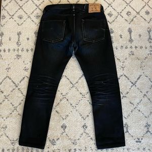 Men’s Momotaro Black Japanese Selvedge Raw Denim